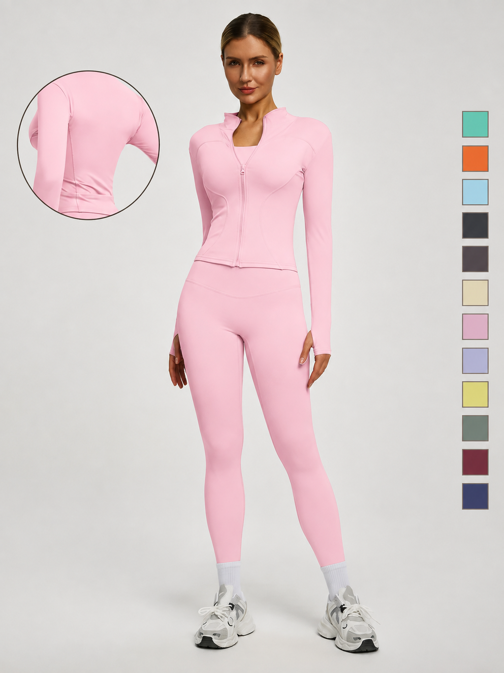 Conjunto deportivo de 2 piezas largo para mujer