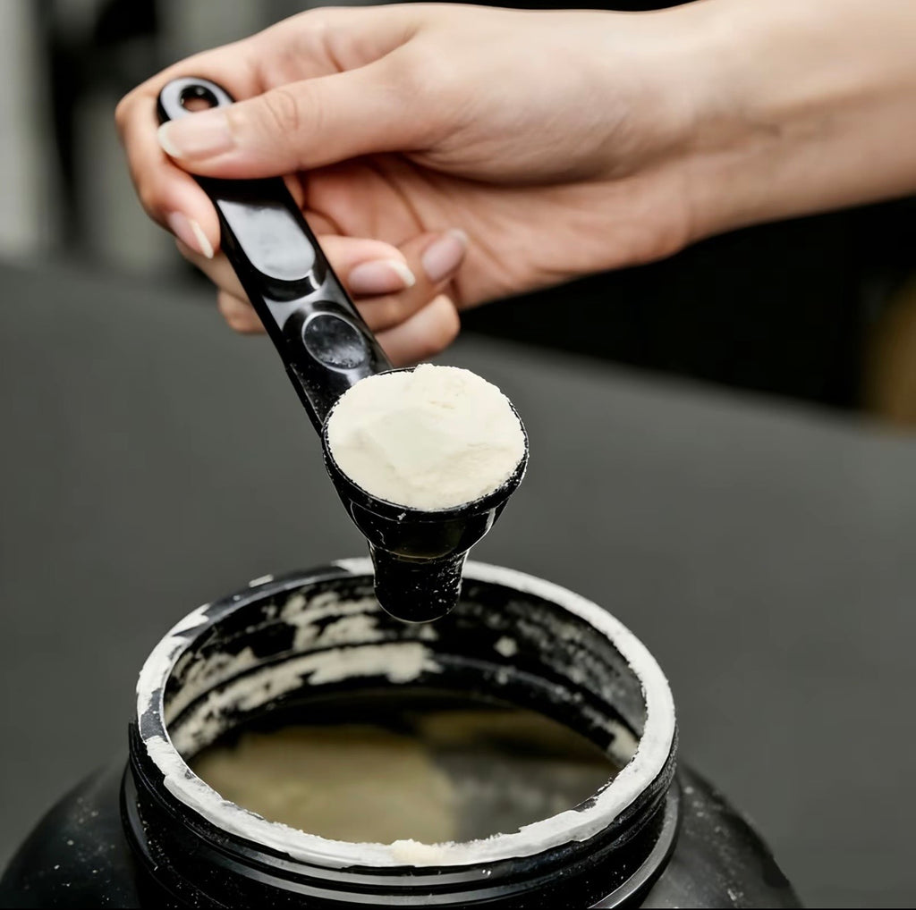 Dosificador Medidor para Suplementos y Polvos – Scoop Práctico con Embudo