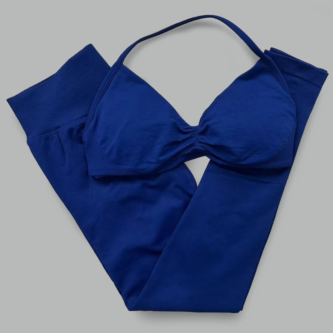 Conjunto deportivo sin costuras para mujer
