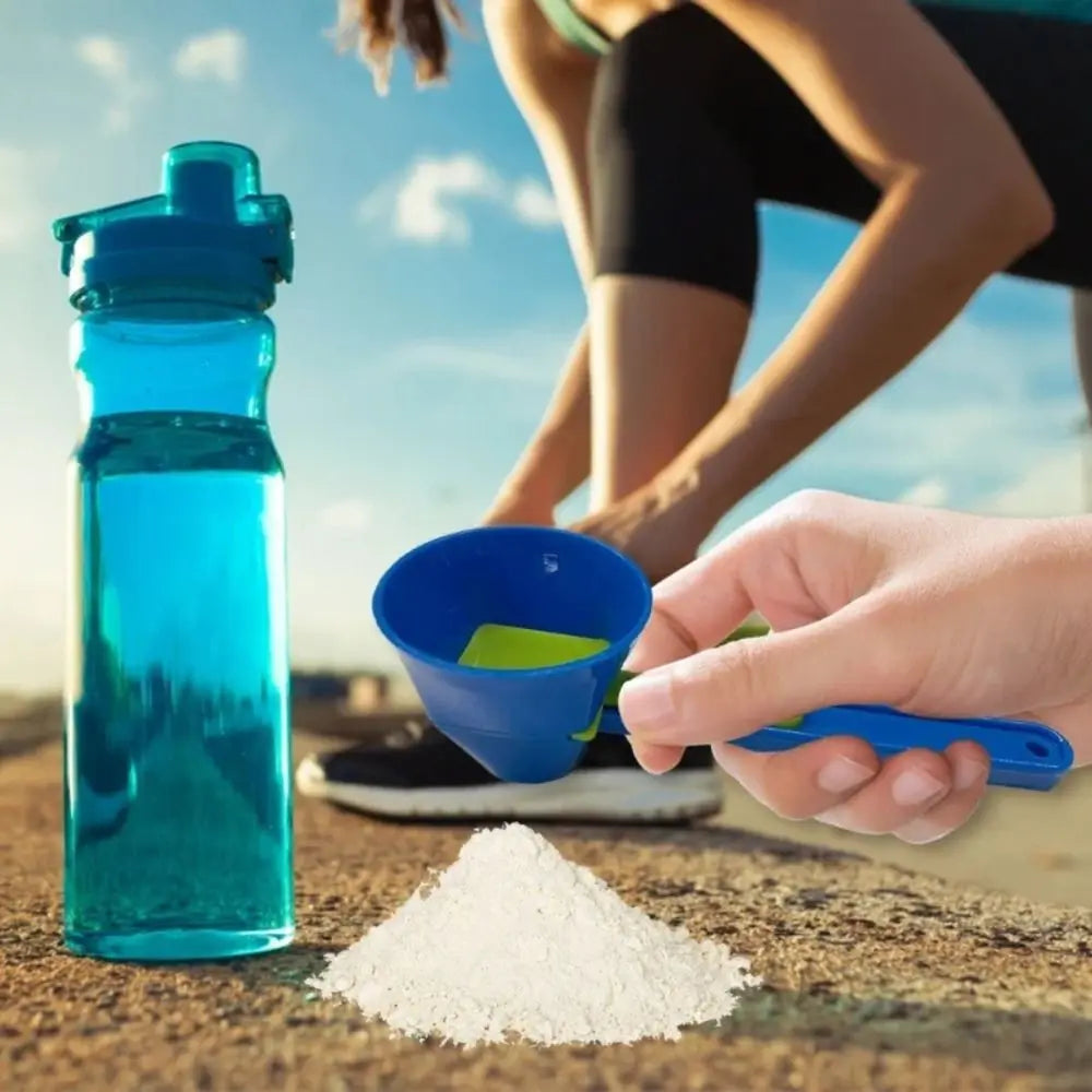 Dosificador Medidor para Suplementos y Polvos – Scoop Práctico con Embudo