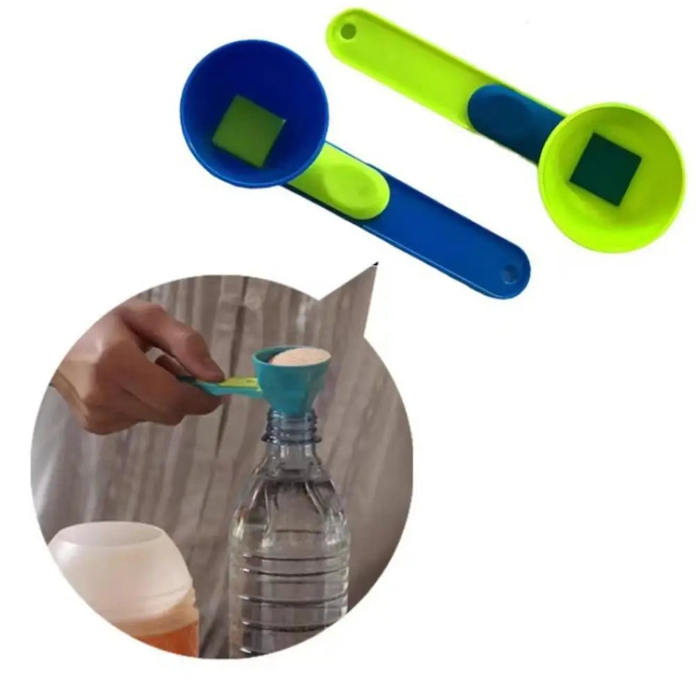 Dosificador Medidor para Suplementos y Polvos – Scoop Práctico con Embudo