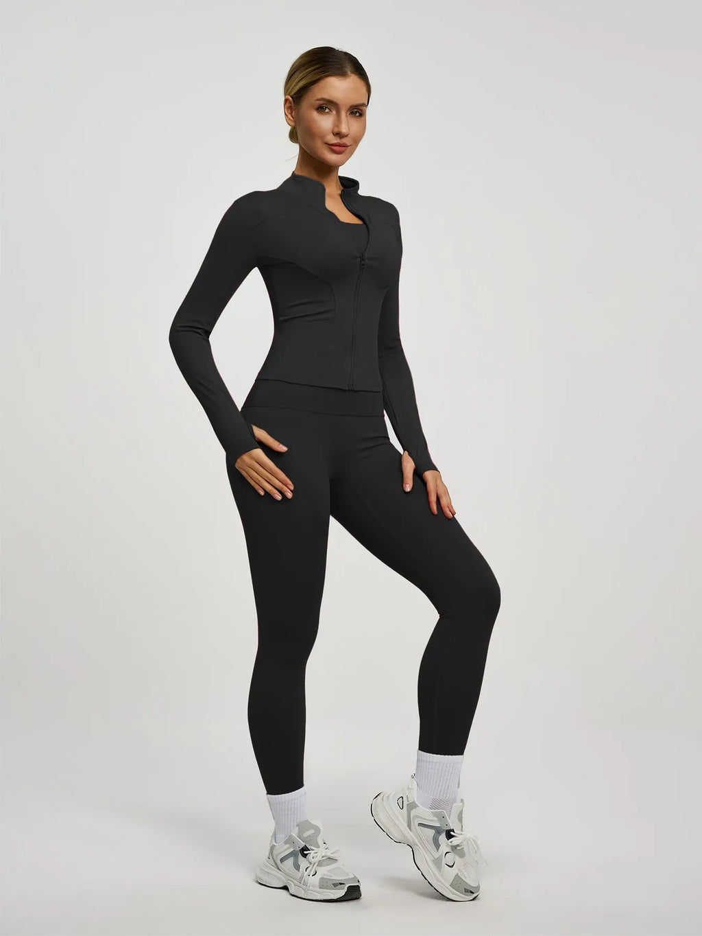 Conjunto deportivo de 2 piezas largo para mujer