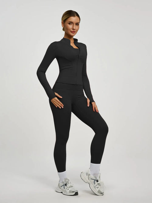Conjunto deportivo de 2 piezas largo para mujer