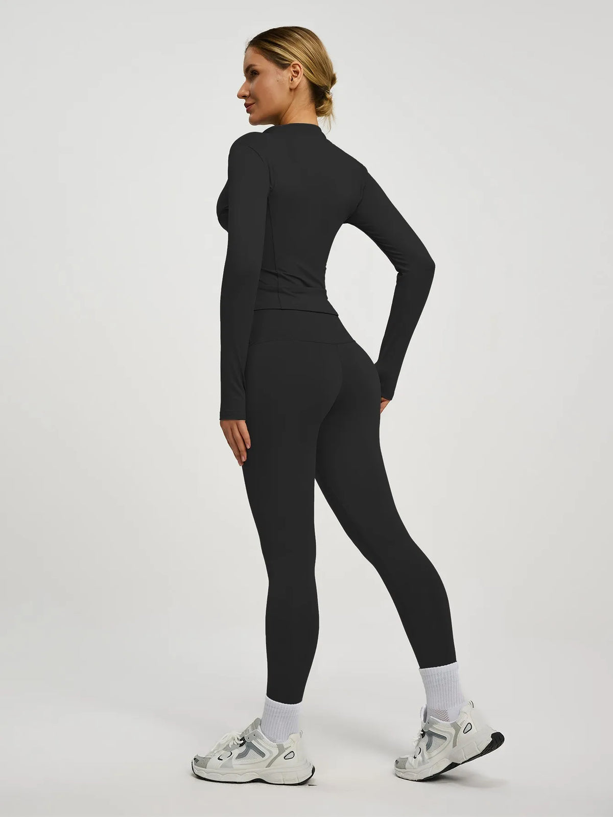 Conjunto deportivo de 2 piezas largo para mujer