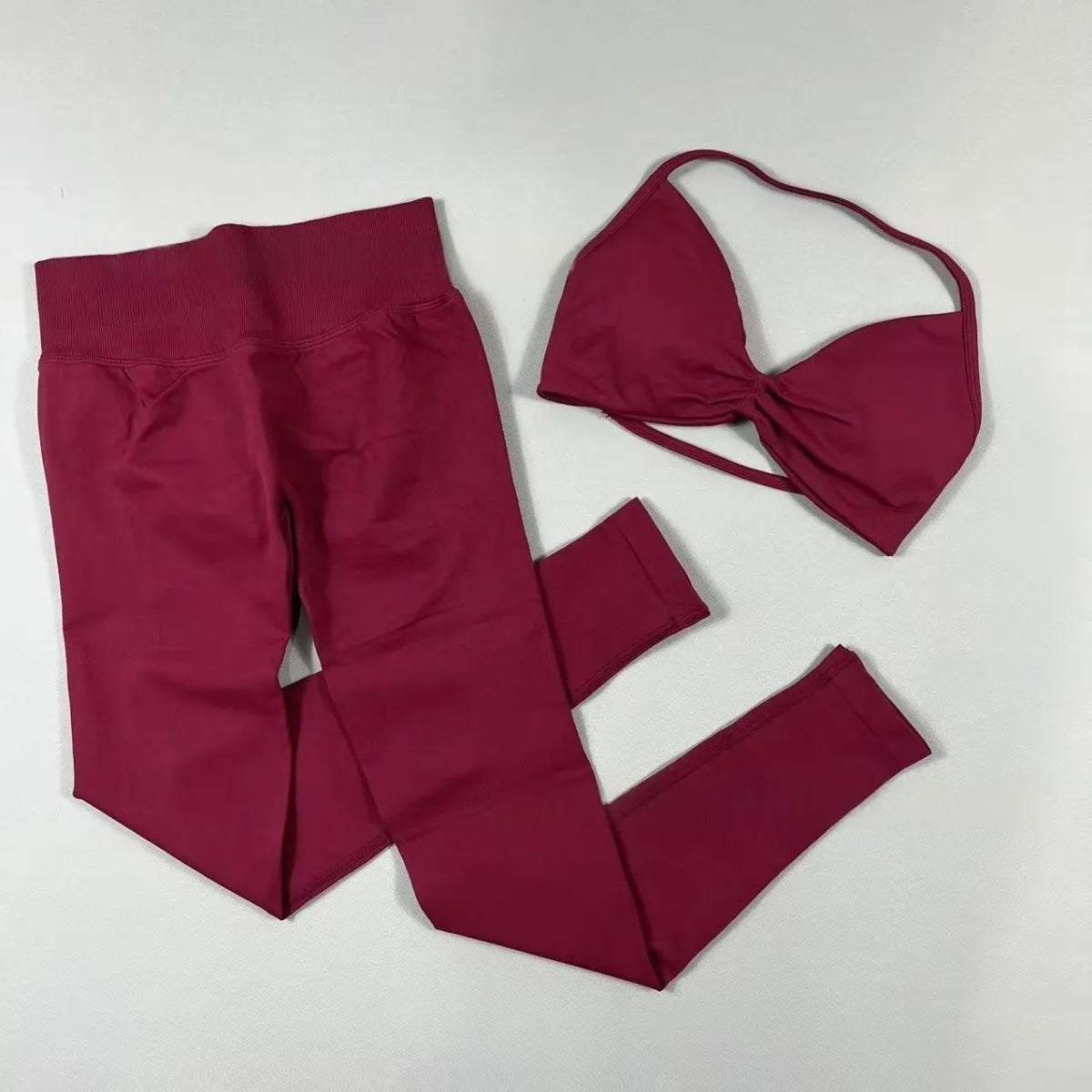 Conjunto deportivo sin costuras para mujer