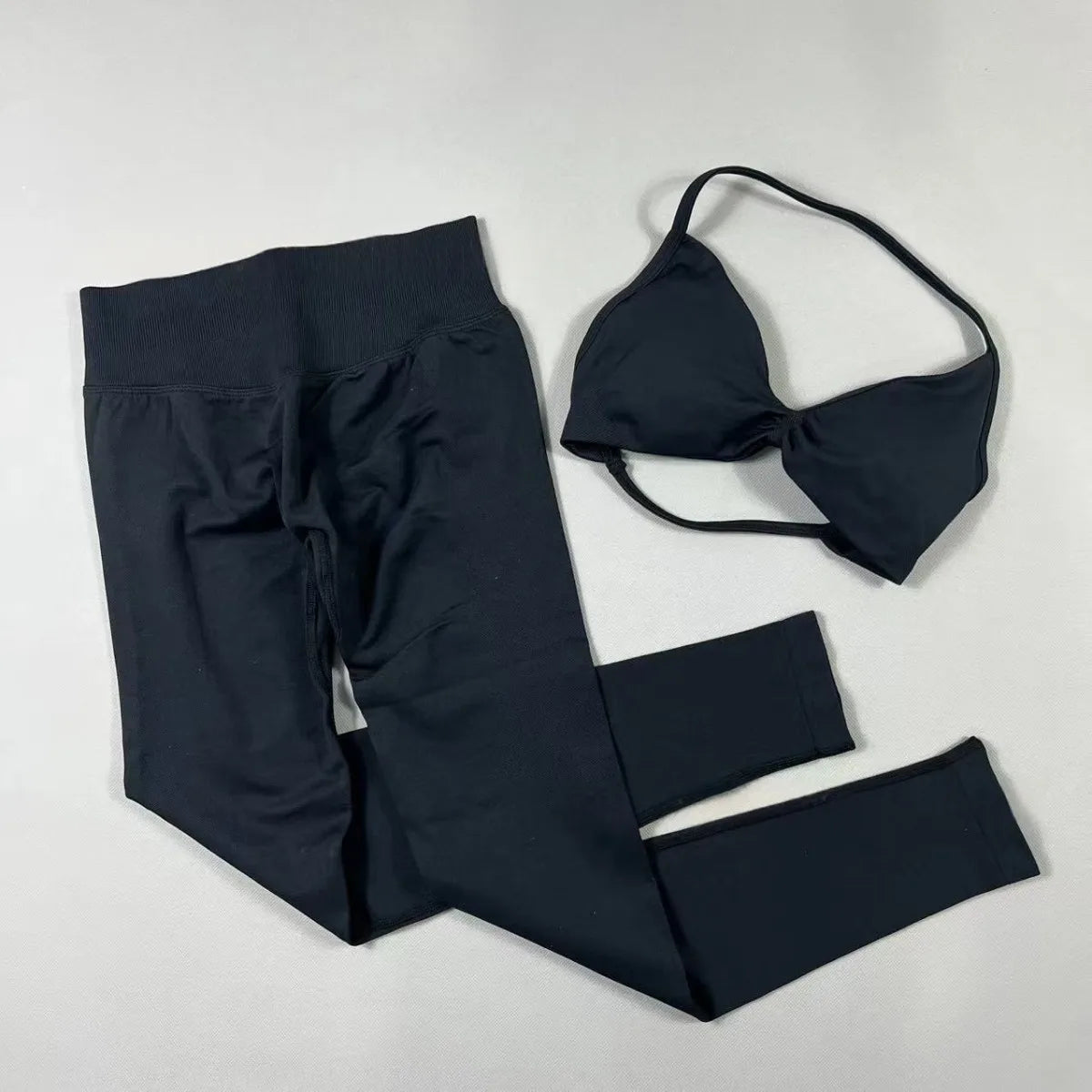 Conjunto deportivo sin costuras para mujer