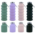 Botella de agua plegable de silicona